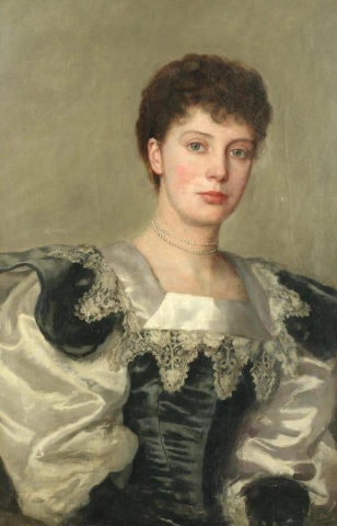 Porträtt av Mrs. Charles Haigh-wood