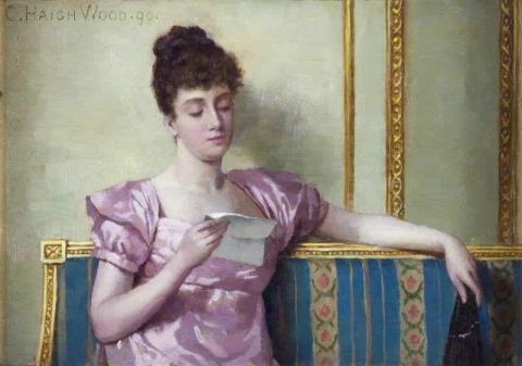 Läser Brevet 1890