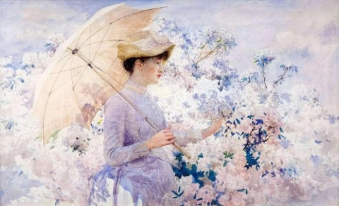 Stroll Through The Garden 1890