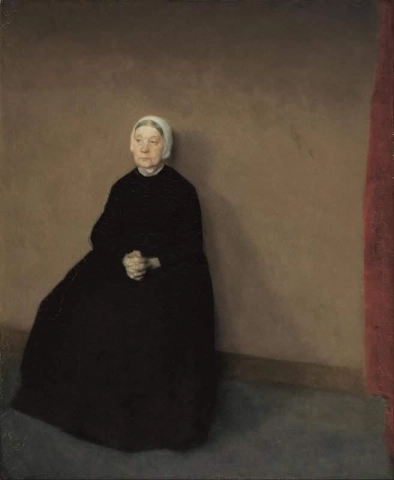 En gammal kvinna 1886