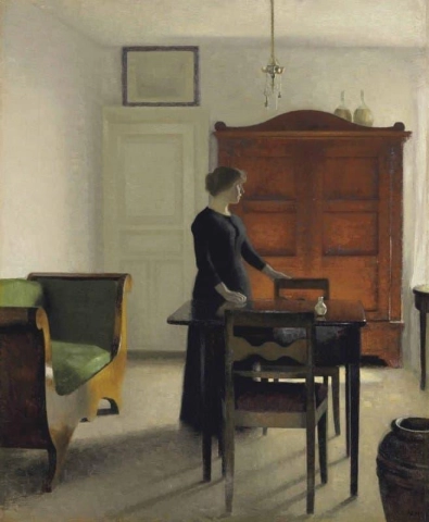 Ida in een interieur 1897