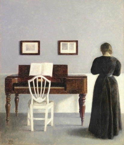 Interior With The Artist S Wife Seen From The Back