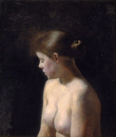 نموذج أنثى عارية 1884