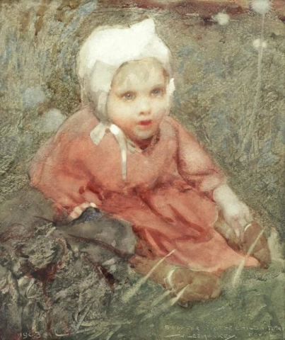 Studia per il turno del bambino, 1903
