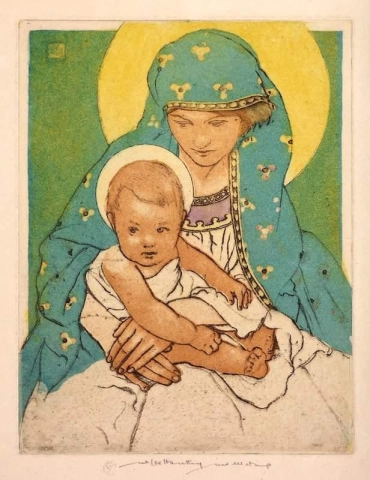 처녀와 아이 Ca.1909-10