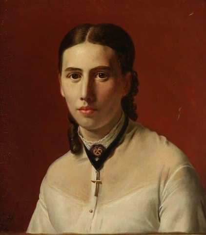 Porträt von Miss Maria Jorgine Avenstrup, später Frau Thorvald Hansen
