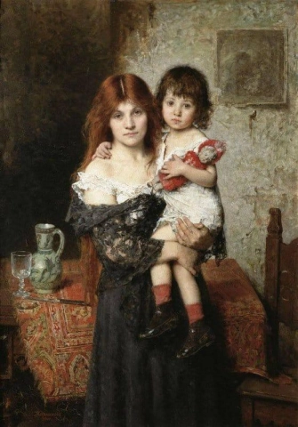 Madre e hija 1901