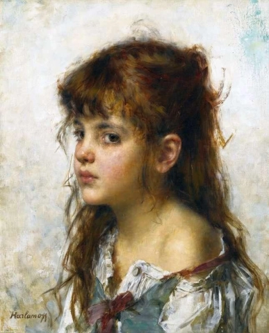 Ritratto di una giovane ragazza 1