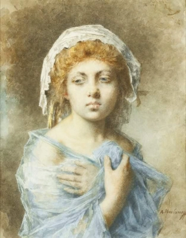 若い女性の肖像