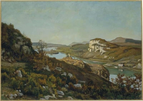 ムーズ川の端 1852
