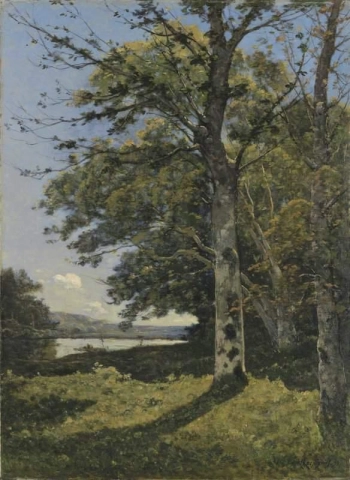 ヨンヌ川の岸辺 1893