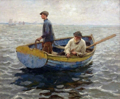 En el merlán hacia 1900