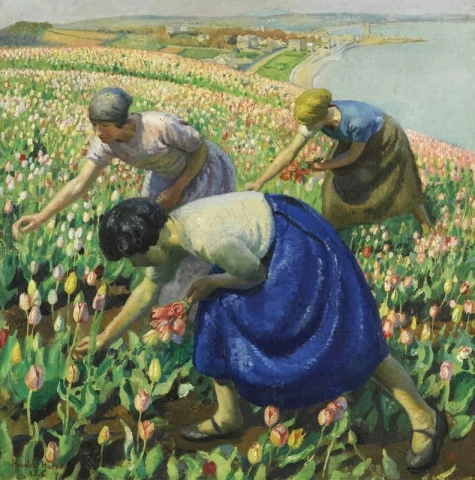 Raccoglitori di tulipani 1926
