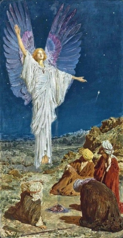 Engelen som viser seg for hyrdene 1906