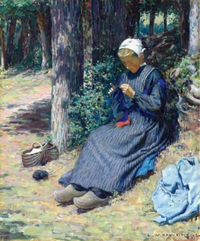 編み物師 1906