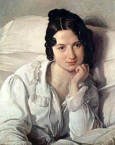 Portrait Of Carolina Zucchi Ca. 1825