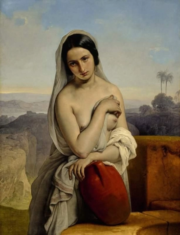 丽贝卡在井边 1831