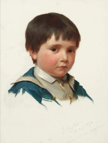 Ritratto del figlio dell'artista Algernon Victor 1872