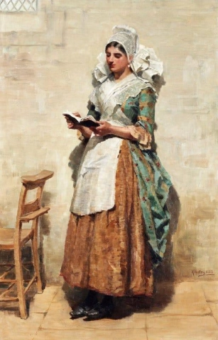 読書する女性 1888