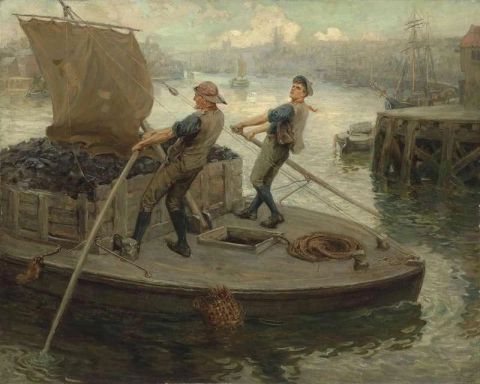 Arbeider på Tyne Newcastle 1905