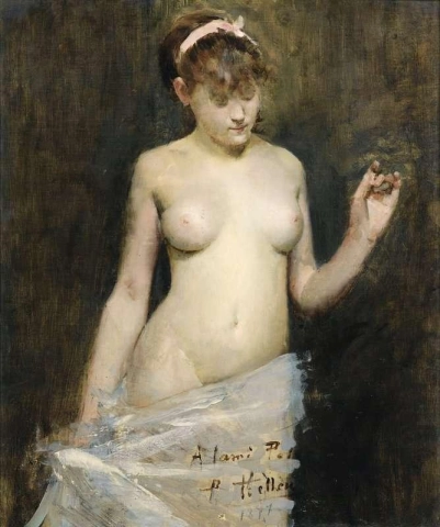 裸体站立 1877
