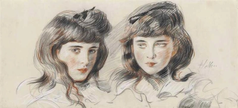 Studies Of Ellen The Artist's Daughter