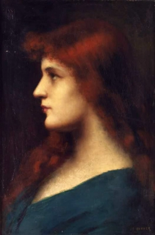 一个红发女人的肖像