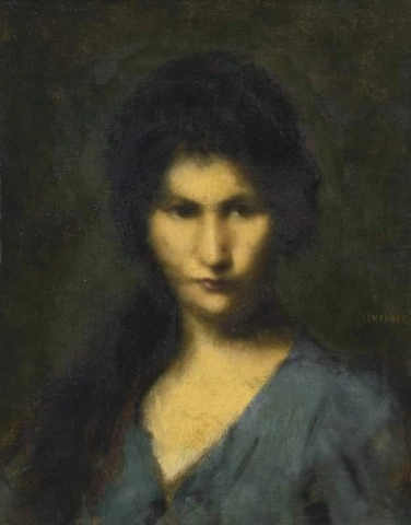 若い女性の肖像画