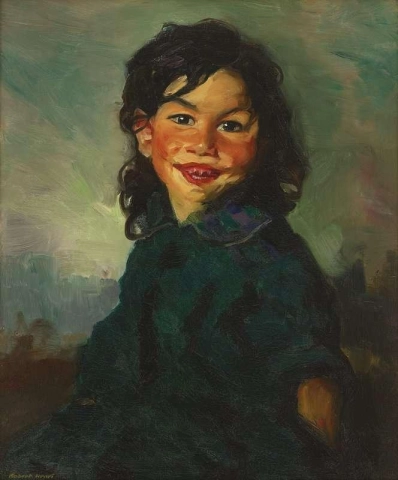 Laughing Gipsy Girl 1913