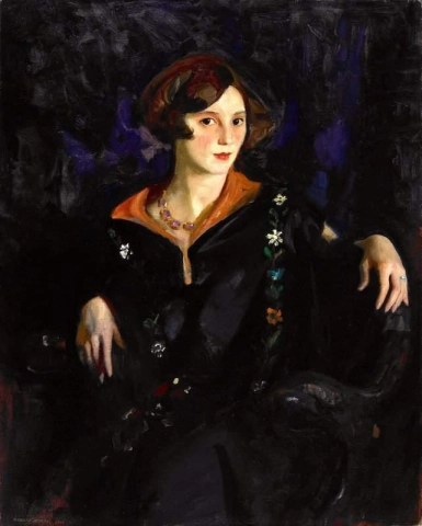 Portrait Of Miss Louise Getz 1925