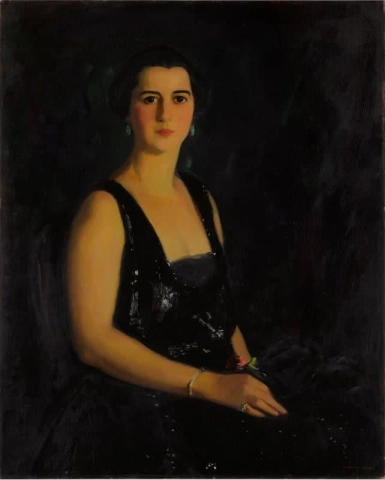 Muotokuva rouvasta Arthur Bond Cecil noin 1925