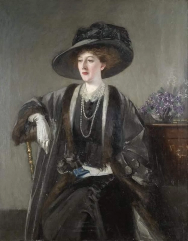 Portret van mevrouw Kirkwood 1908