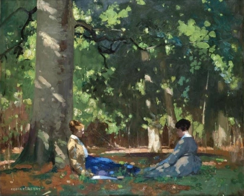 Onder de Greenwood-boom, ca. 1909