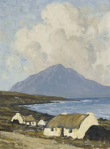 Una vista de Croagh Patrick