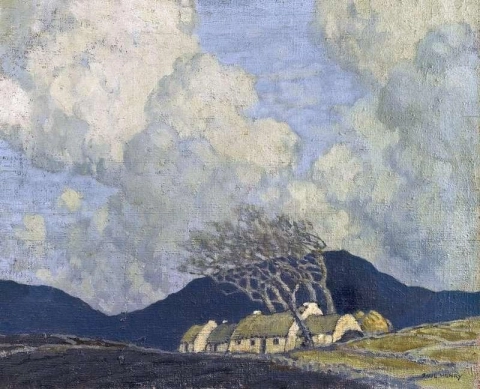 Myrsky Connemarassa noin 1925