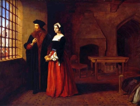 Sir Thomas More e sua figlia 1844