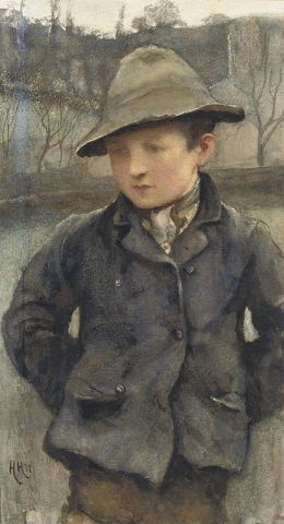 Junge mit Hut 1877