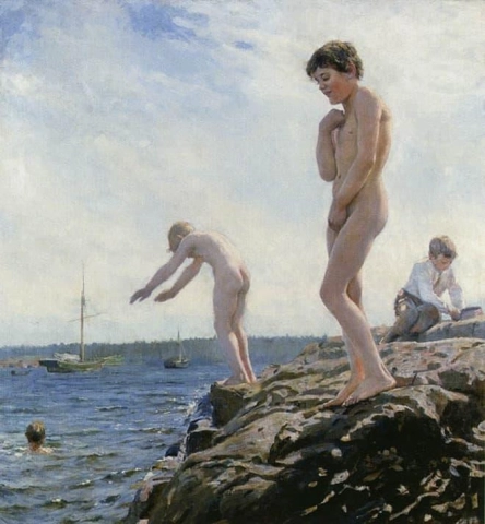 Badende Jungen 1887