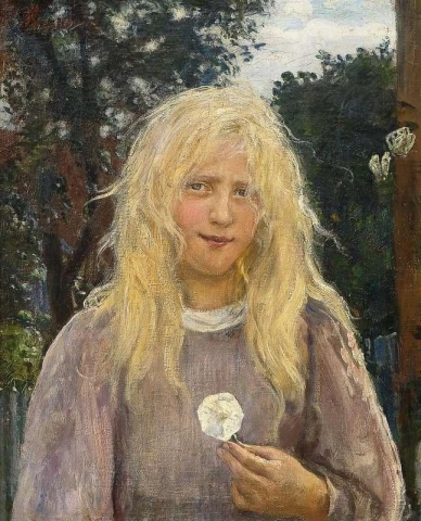 Das Mädchen mit Leinenhaar, ca. 1890