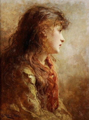 A Gypsy Girl 1880
