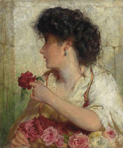 Eine Sommerrose 1910