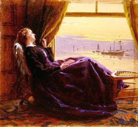 At Evening Time - Study 1864