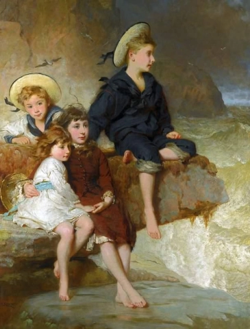De kinderen van Sir Hussey Vivian Bt Mp 1883