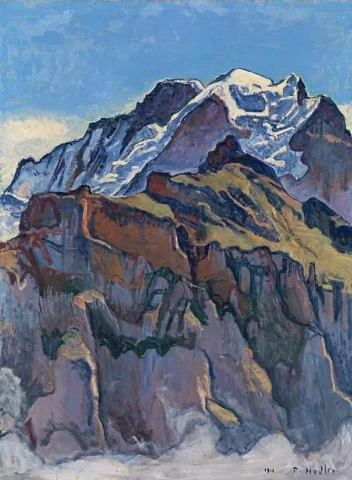 Das Jungfraumassiv Von Murren Aus 1911