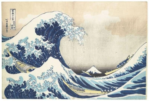 Under The Well Of The Great Wave Off Kanagawa