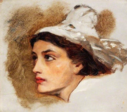 웨일스 어부 소녀의 머리(1864-88년)
