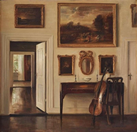 Interior con violonchelo 2