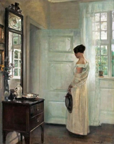 Salon Interior With Woman