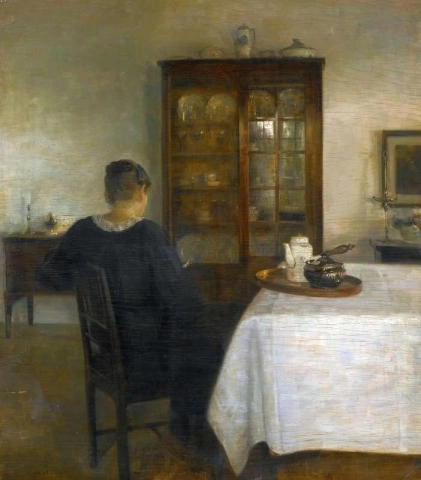 The Artist S Wife In An Interior