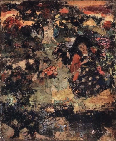 소녀와 염소(1891-92년경)